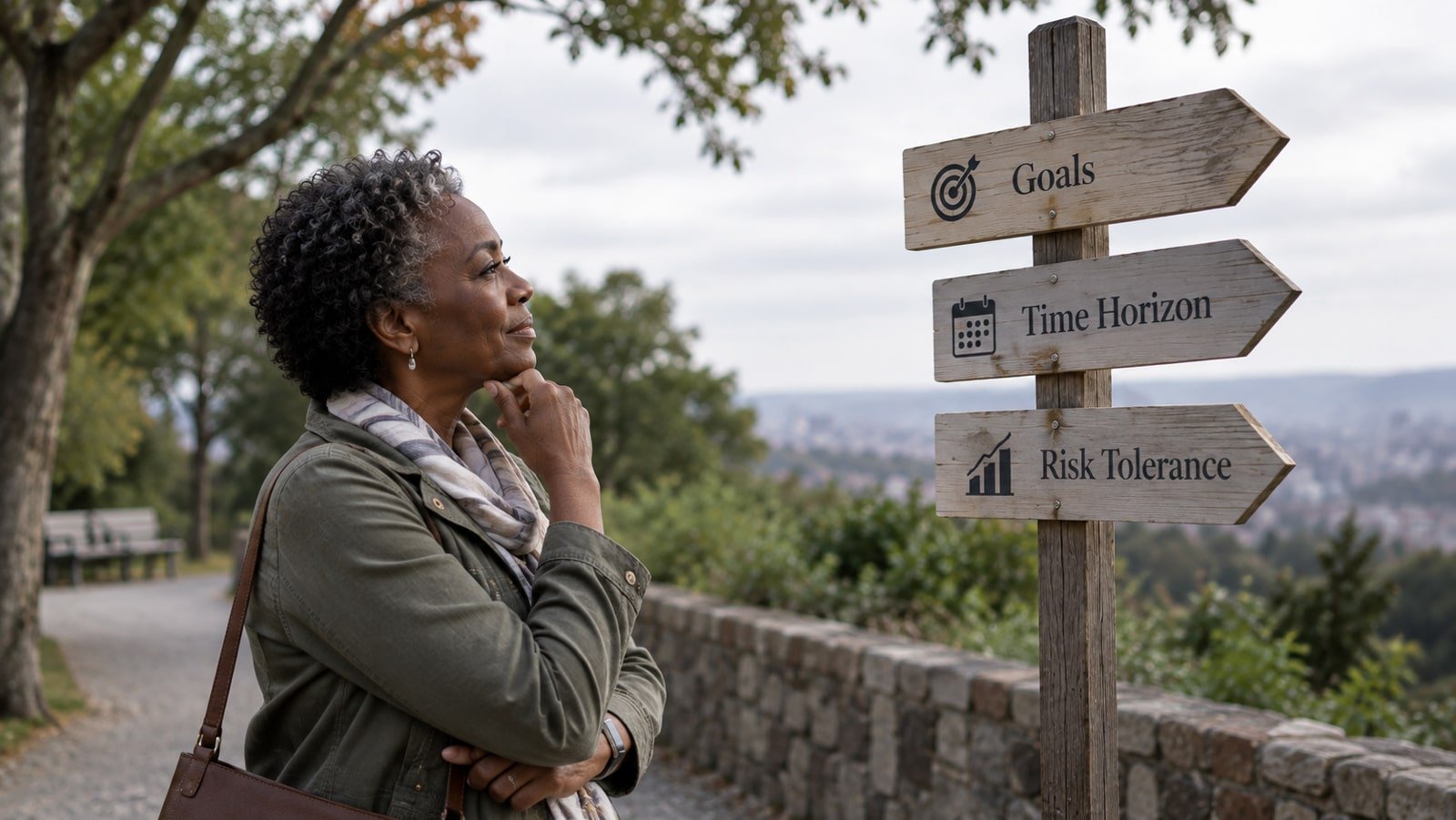 Investor considering goals, time horizon and risk tolerance before choosing a fund