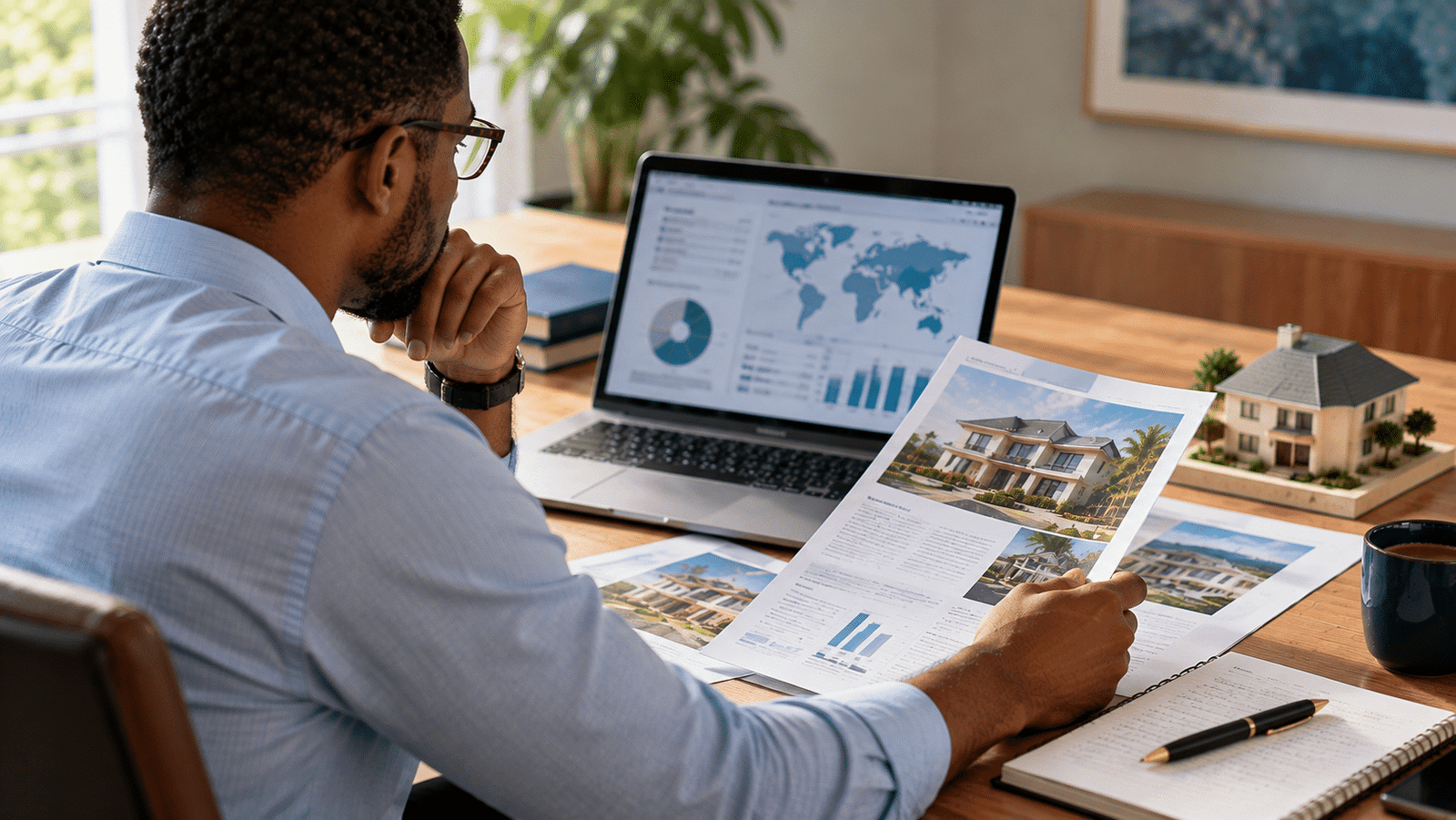 Investment advisers comparing Jamaican property opportunities with global financial market data